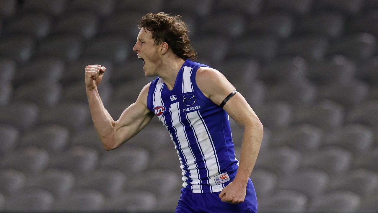 Nick Larkey took his game to another level this season. Picture: Michael Willson/AFL Photos via Getty Images