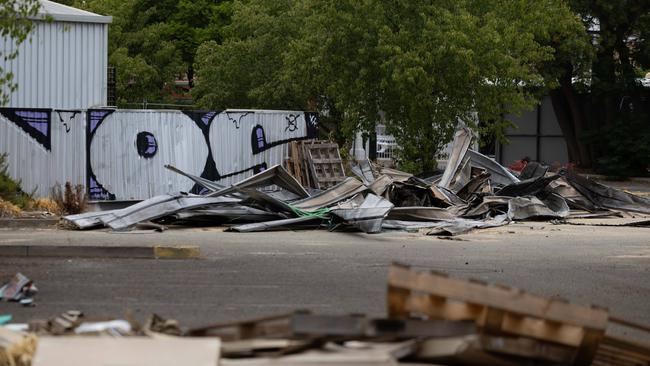 Rubbish at the Buckingham Arms site. Picture: Supplied