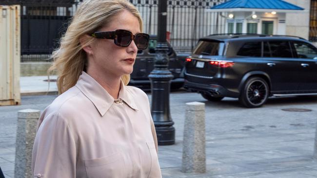 Witness Kerry Morgan arrives at Federal Court for the Sean 