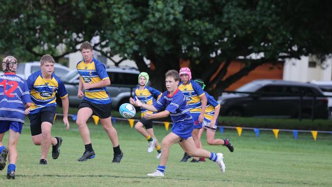 Day 1 of the King of the Country junior rugby union tournament at the Gold Coast Eagles Rugby Union Club. Under-15s: 10.40am: USQ Saints v Invitational Barbarians USQ Player No Barbarians Player No Pic Mike Batterham