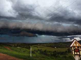 A storm moves through the Lockyer Valley. . Picture: File