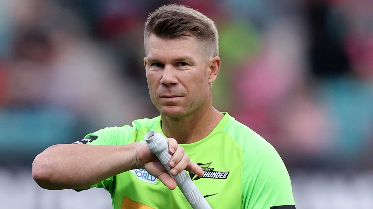 David Warner has been named captain of the Sydney Thunder. (Photo by Brendon Thorne/Getty Images)