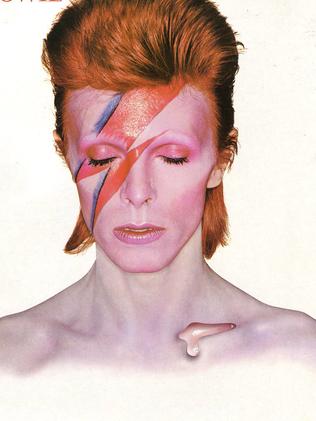 1973 ... the album cover of <i>Aladdin Sane </i>by singer David Bowie.