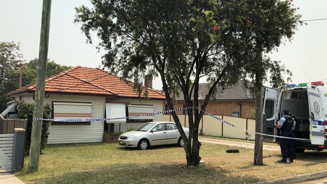 The man died at a home on Alto St, South Wentworthville. Picture: Tony Ibrahim