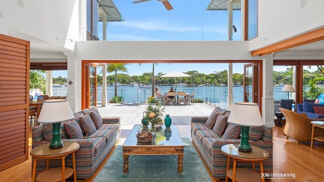 The stunning living area. Photo: Tom Offermann Real Estate