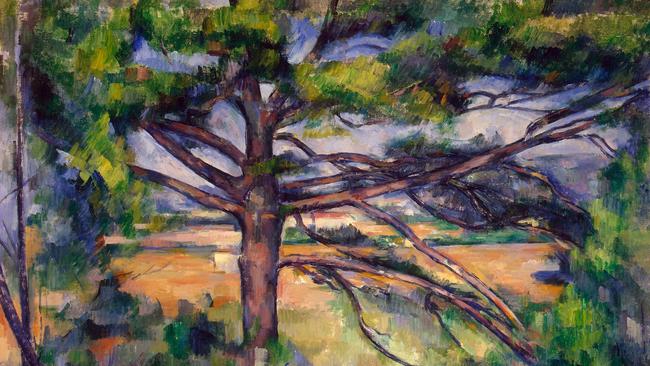 Paul Cézanne 'Great pine near Aix' — 1895-97. ‘Modern Masters from the Hermitage’ exhibition from the State Hermitage Museum, St Petersburg. On display 13 October 2018 — 3 March 2019, at the Art Gallery of New South Wales. 