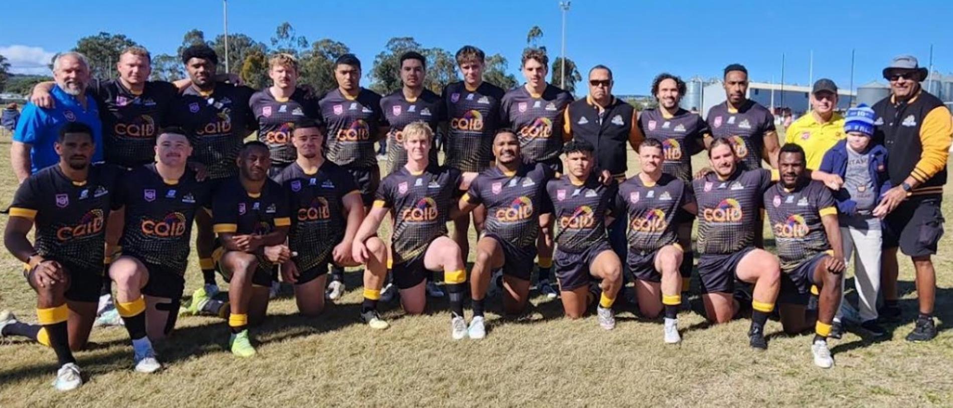 The Rocky Rustlers men were third at the 47th Battalion carnival in Kingaroy.