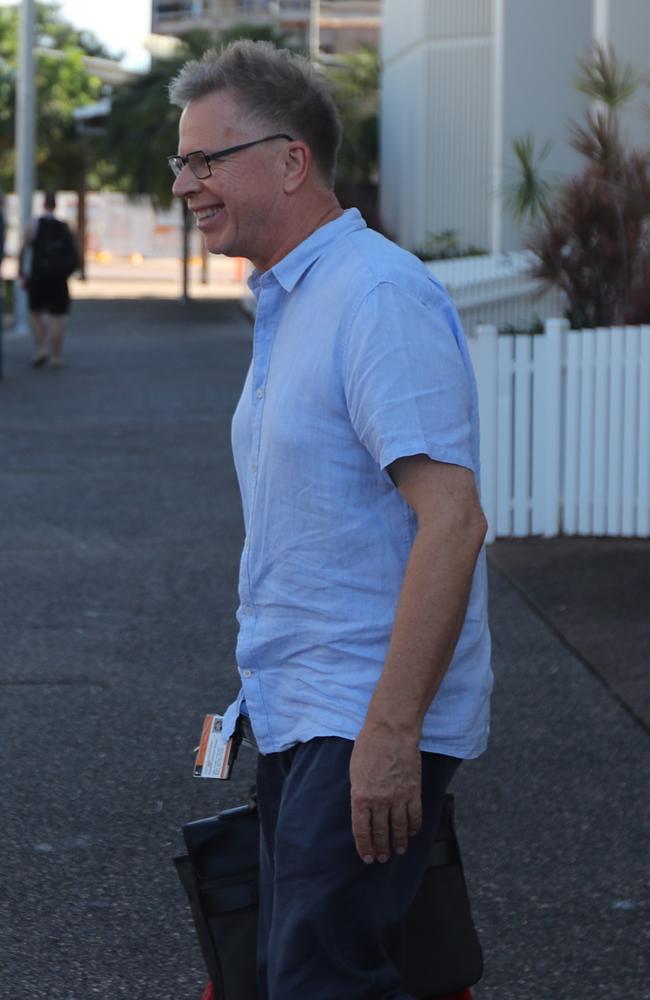 Mental health emergency team Frieder Lehmann-Waldau outside Darwin Local Court after giving evidence for Pukumani Alimankinni's death in care coronial, on April 24, 2024. Picture: Zizi Averill