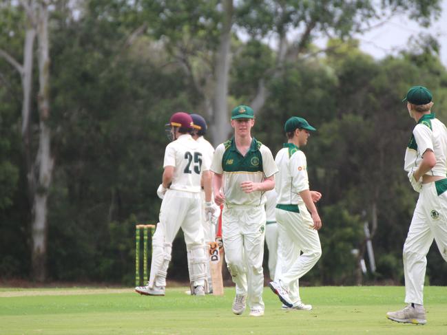 AIC First XI cricket between St Patrickâs College and Villanova College. Saturday February 10,2024.