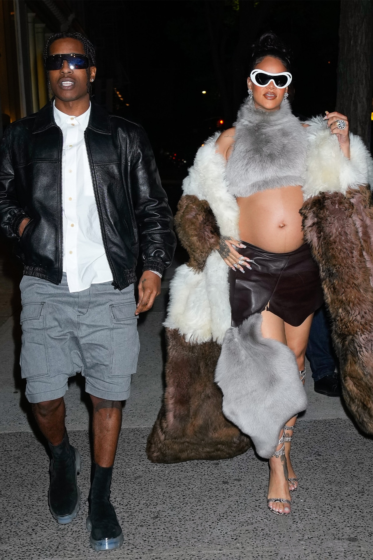 <p>A$AP Rocky and Rihanna</p>