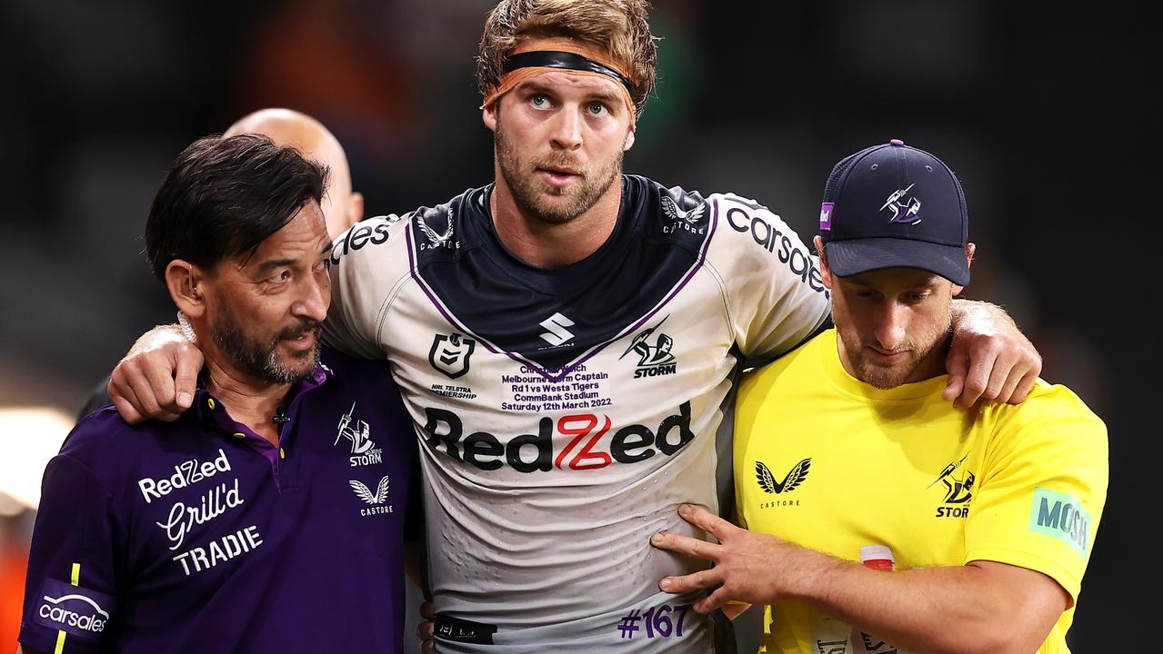 Christian Welch injured his Achilles in Round 1 in 2022 (Photo by Mark Kolbe/Getty Images)