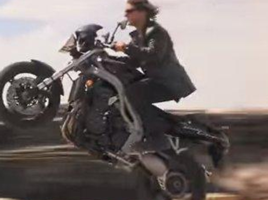 Tom Cruise performed a famous motorbike stunt for Mission Impossible II which was filmed in Australia.