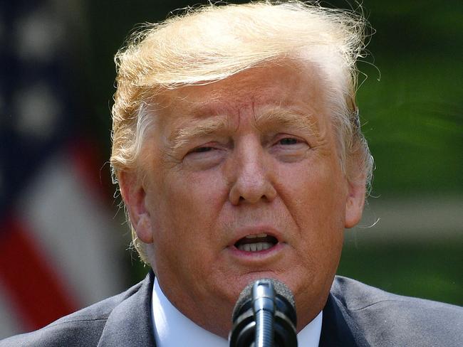 US President Donald Trump in Washington, DC, on May 16, 2019. Picture: AFP