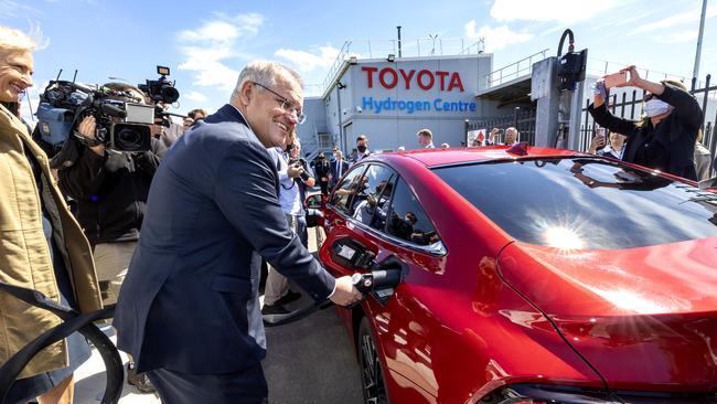 Scott Morrison and his Foreign Minister Marise Payne sparked crippling trade sanctions from China four years ago. Picture: NewsWire / David Geraghty