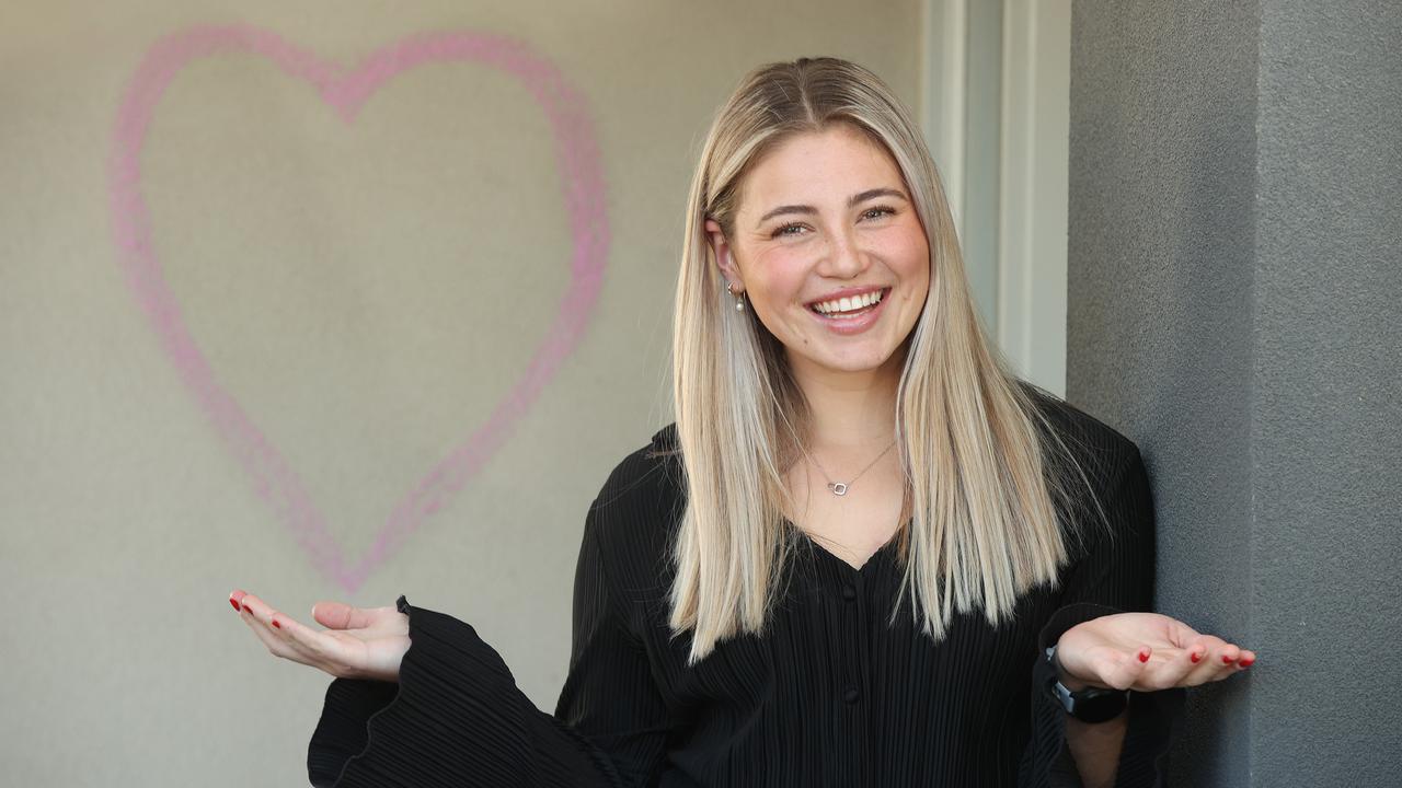 Looking for love: Holly Ross knows finding single men in her suburb is tricky when there is not an equal split of men and women. Picture: Alison Wynd