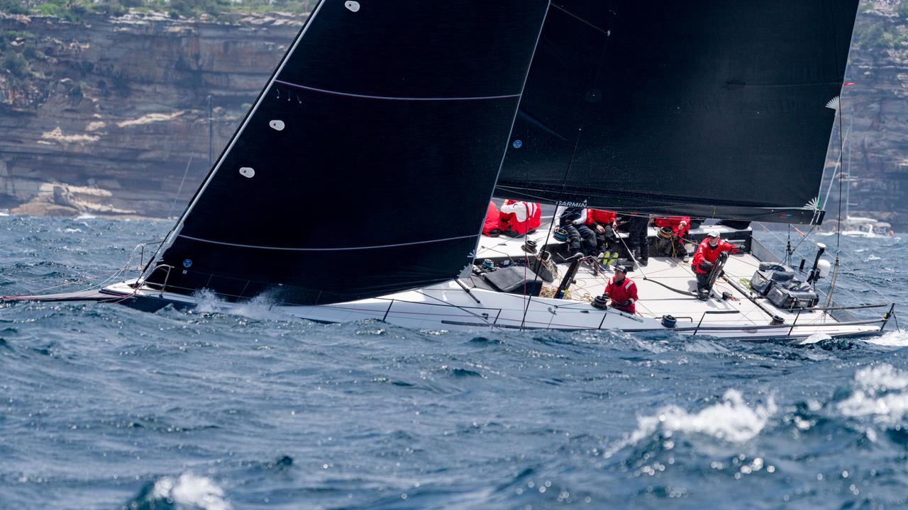 Ichi Ban at the start of the Sydney to Hobart.