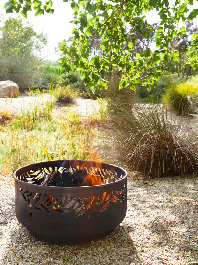 Fire pit. Picture: Nick Bowers