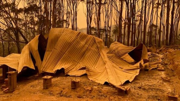 The remains of Banksia, a three-generation family home