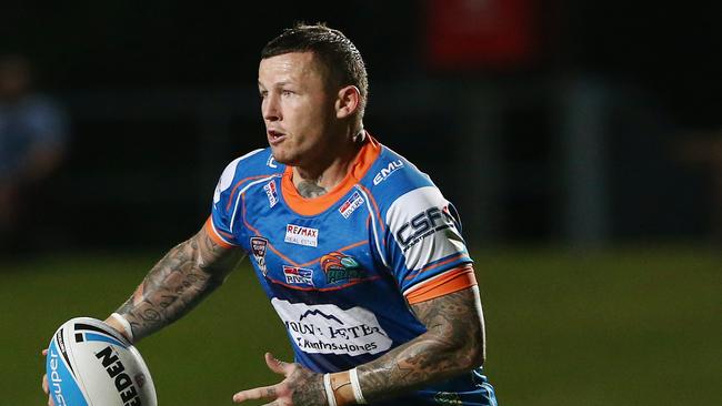 Action from the Intrust Super Cup Queensland Rugby League match between the Northern Pride and the Sunshine Coast Falcons. Pride's Todd Carney. PICTURE: BRENDAN RADKE