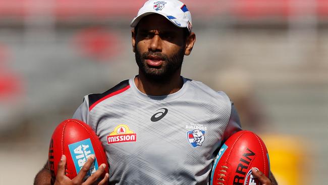 Travis Varcoe spent three seasons with the Dogs. Picture: Michael Willson/AFL Photos via Getty Images
