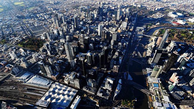 Melbourne from the Air. Pictures: Tim Carrafa