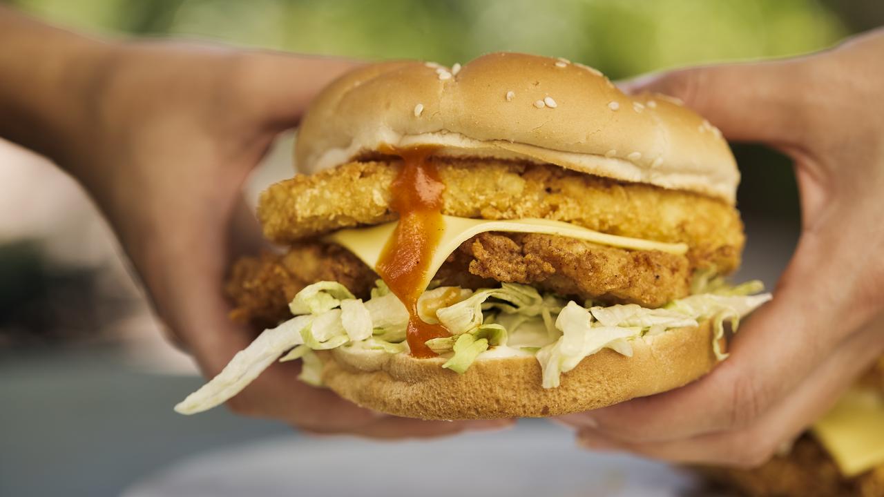 The KFC Tower Burger usually has one fried chicken fillet and a hash brown sandwiched between a burger bun. It was welcomed back this week for a limited-time.