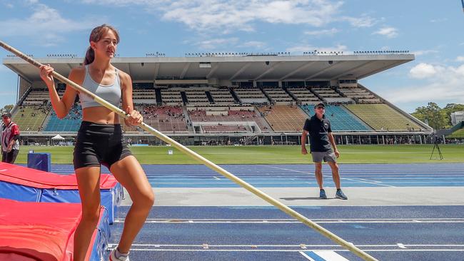 Action from the Queensland Athletics track and field championships at QSAC on Saturday March 15, 2025. Picture: Stephen Archer.
