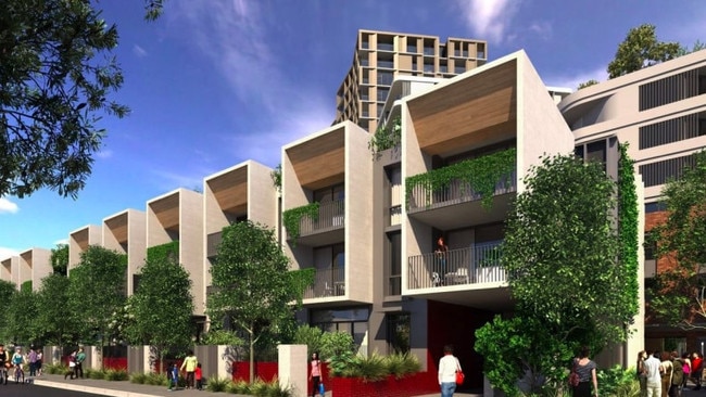 Computer generated image of approved development as viewed from Roberts Lane facing south Picture: Sutherland and Associates Planning