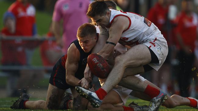 A lack of revenue sources could spell darker days for the Bullants and Coburg. Picture: Daniel Pockett/AFL Photos/via Getty Images