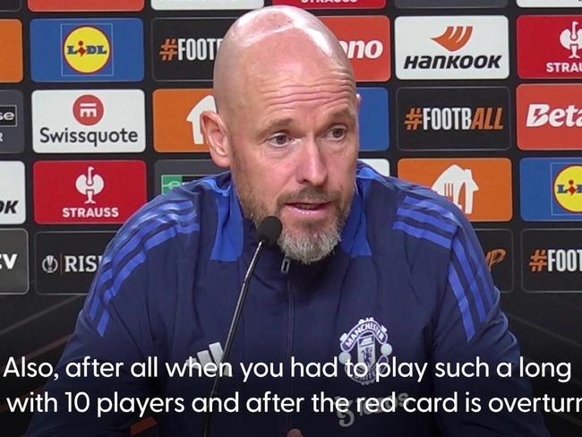 Erik ten Hag urges Manchester United to use ‘madness’ as motivation