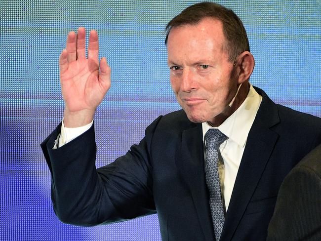 Tony Abbott at the Conservative Political Action Conference in Sydney on Friday. Picture: AAP/Bianca De Marchi