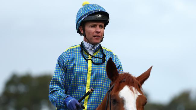 Kerrin McEvoy has three rides at Newcastle but cam come away with a winning double. Picture: Getty Images