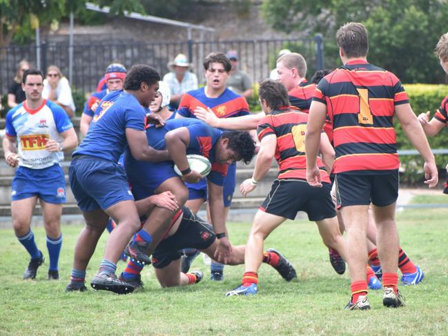 2022 Regional Rugby Championships, March 5 and 6, Rugby Park, Rockhampton; under-15 grand final, St Brendanâ€™s College versus CQ Barbarians.