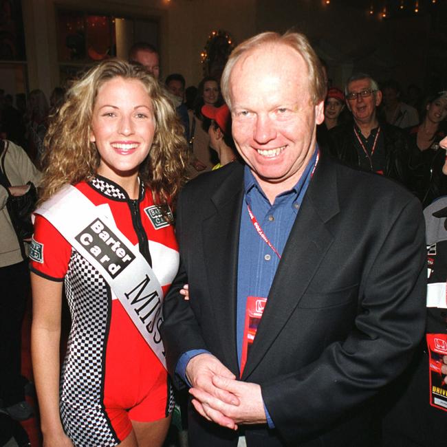 Gold Coast Indy launch – Premier Peter Beattie with Sara Chrismas