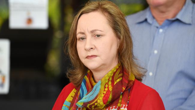 Minister for Health Yvette D'Ath in Townsville to announce the launch of Townsville University Hospital's equity strategy earlier this month. Picture: Shae Beplate.