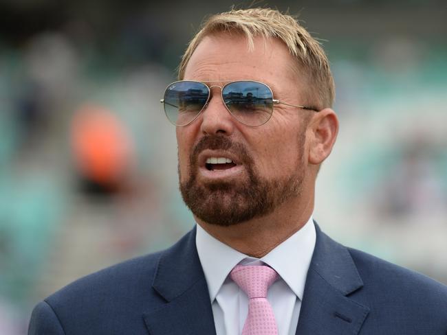 LONDON, ENGLAND - JULY 27 : Former cricketer and commentator Shane Warne on the field before the first day of the 3rd Investec Test match between England and South Africa at the Kia Oval on July 27, 2017 in London, England. (Photo by Philip Brown/Getty Images)