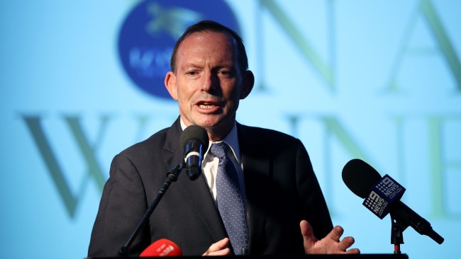 Former Australian PM Tony Abbott has warned China may be repositioning to prompt a new Cold War era in a keynote speech to UK think tank Policy Exchange. Picture: Getty Images