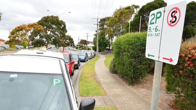 Pictured is parking in and around TAFE Chisholm Institute at Frankston. Picture: Derrick den Hollander