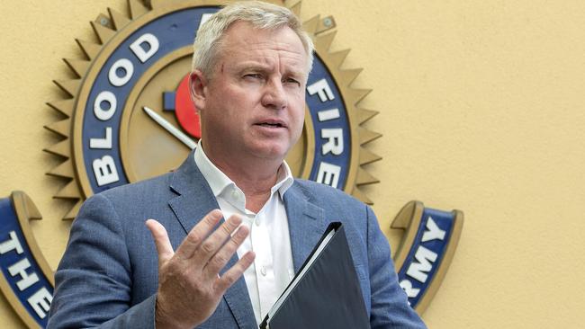 Health Minister Jeremy Rockliff at The Salvation Army Hobart Citadel. Picture: Chris Kidd.