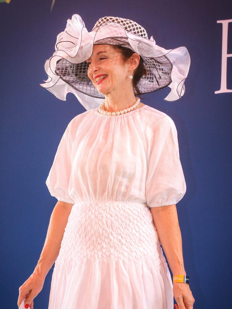 Rachael Shanahan at the 2021 Darwin Cup Carnival Derby Day. Picture: Glenn Campbell