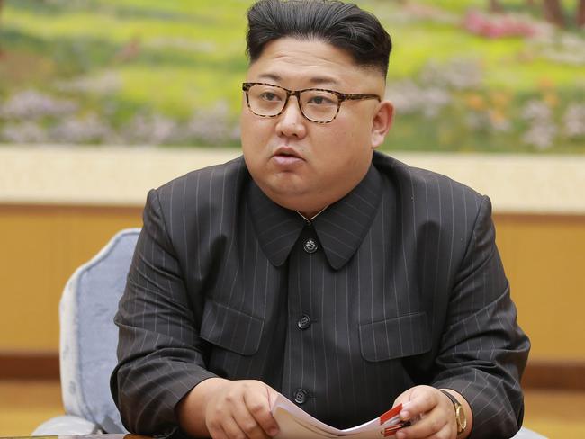 Kim Jong Un has defied leaders to continue testing nuclear weapons and intercontinental ballistic missiles. There are fears he could soon have one capable of hitting the US. Picture: KCNA.