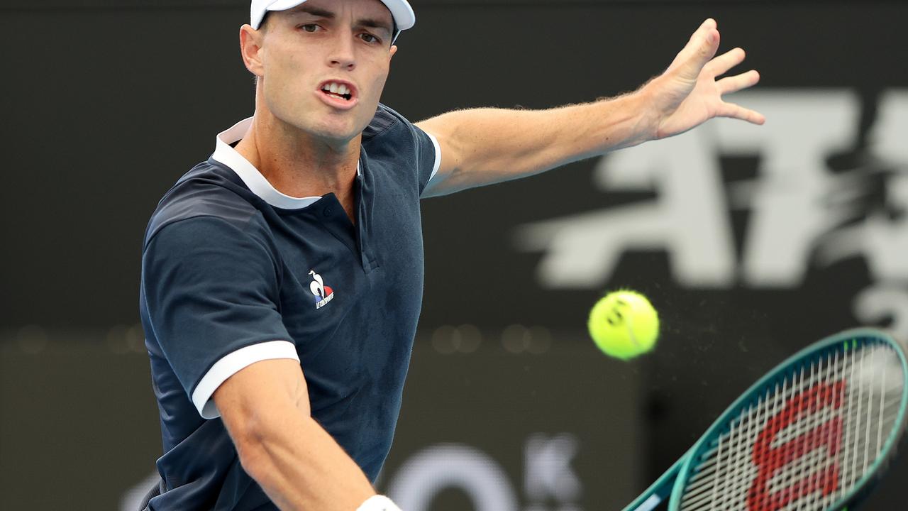 Christopher O'Connell on his way to victory in Adelaide. a. (Photo by Sarah Reed/Getty Images)