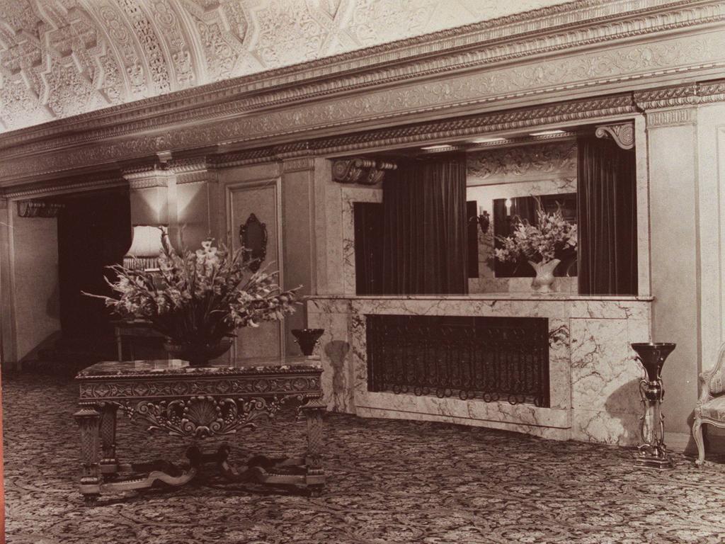 The foyers in the soon to be opened again Regent Theatre in Collins Street, Melbourne. Aug. 96