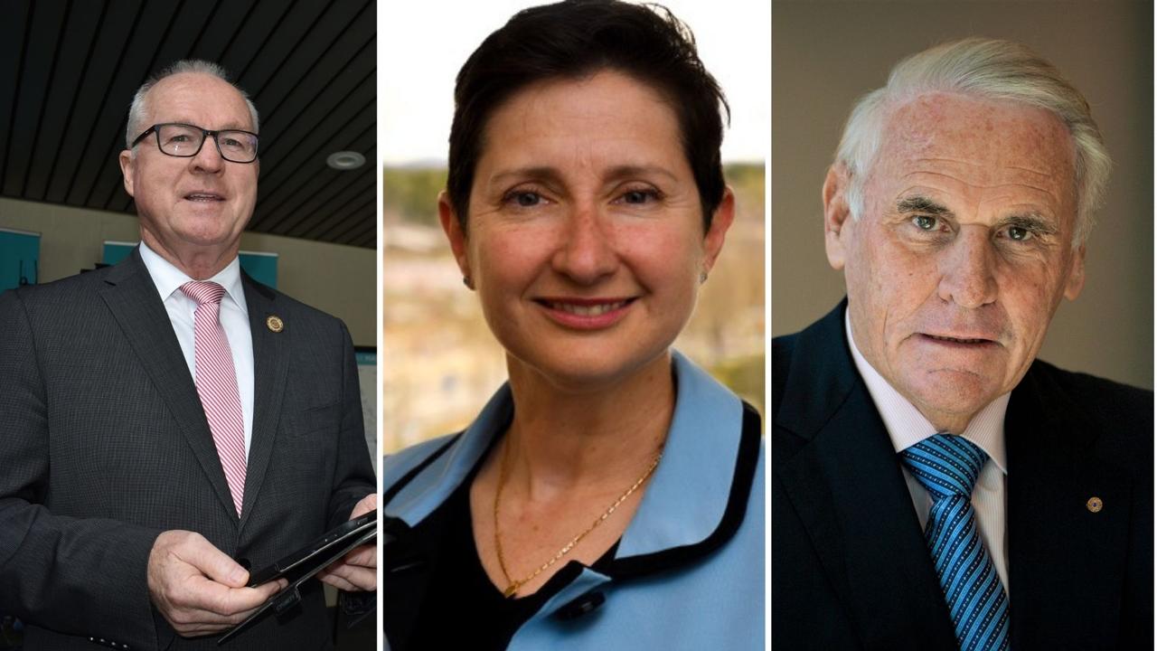 Sunshine Coast's top 50 most powerful people: Mayor Mark Jamieson, Sunshine Coast Council CEO Emma Thomas and Walker Corporation's Lang Walker.