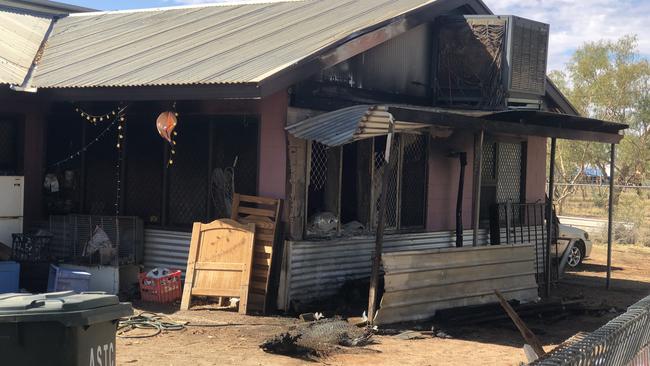 Northern Territory Police are investigating a series of fires which destroyed two vehicles and damaged a home in Alice Springs overnight.