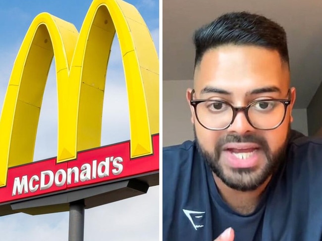 McDonald's called out over 'casually racist' worker. Picture: TikTok
