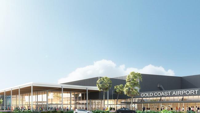 Artist impressions of Gold Coast Airport upgrade.