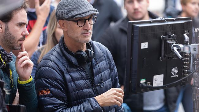 Australian director Craig Gillespie on set of Disney's live-action Cruella.