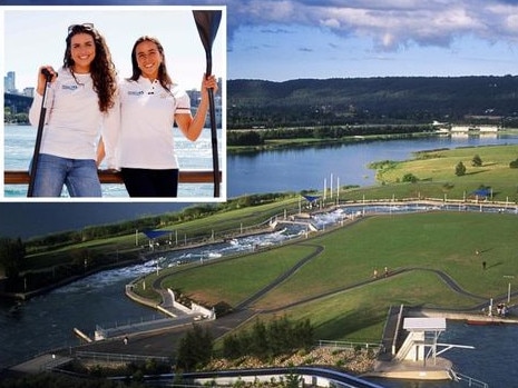 PIctured are the Fox sisters and Fox Island in Penrith