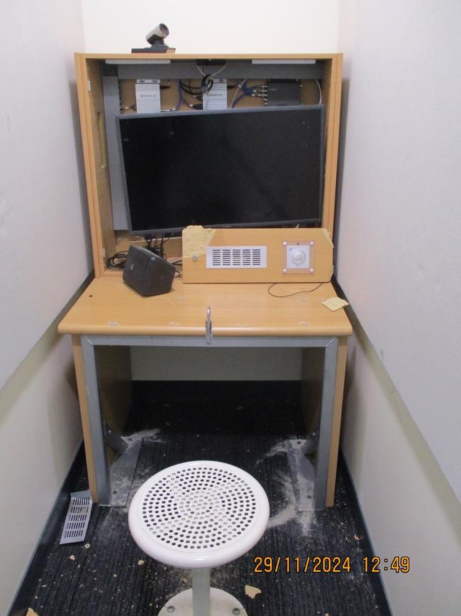 Ney is accused of kicking the Supermax audio visual equipment after a court appearance.